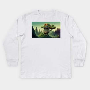 Dream Treehouse Kids Long Sleeve T-Shirt